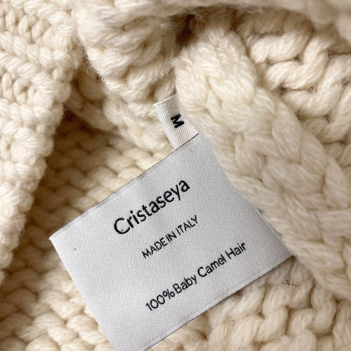 Cristaseya(クリスタセヤ) ニットベスト アイボリー サイズ M｜【公式