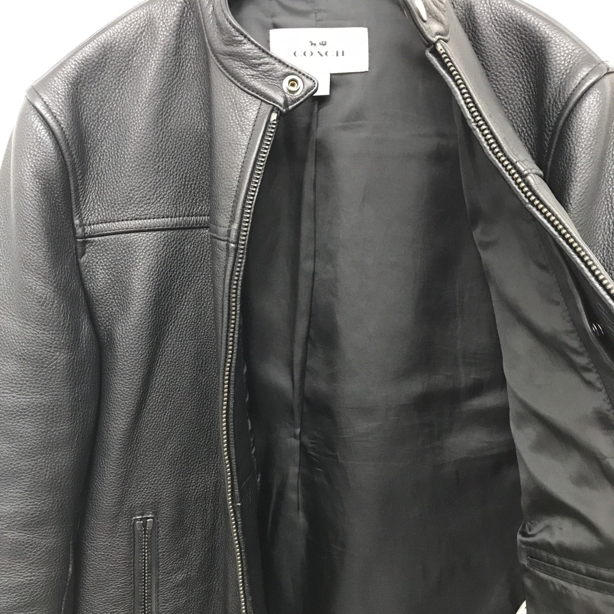 COACH(コーチ) ライダースジャケットF86594 F86594 ブラック サイズ XS