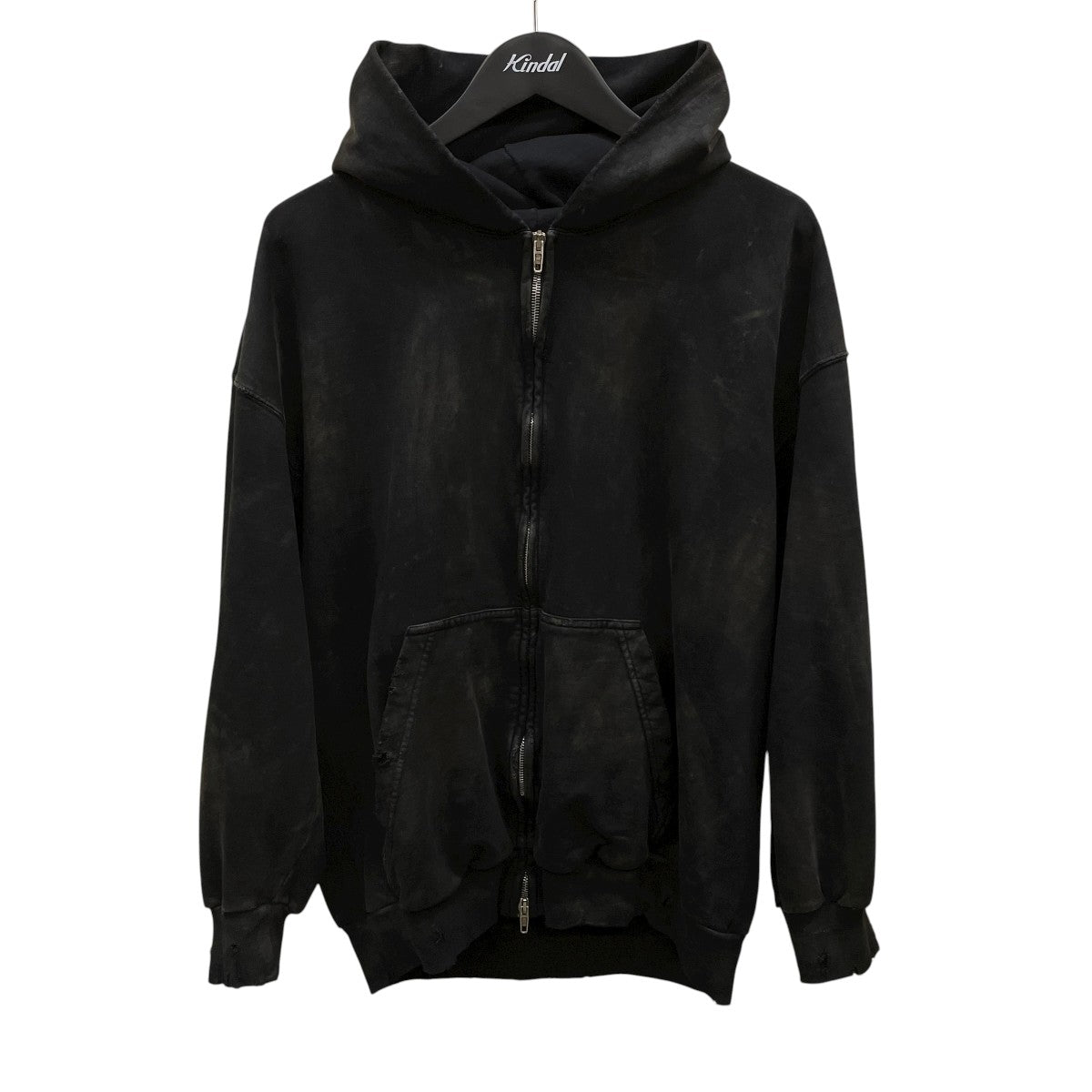 BALENCIAGA(バレンシアガ) 23SSZip-Up Hoodieダメージ加工ジップ