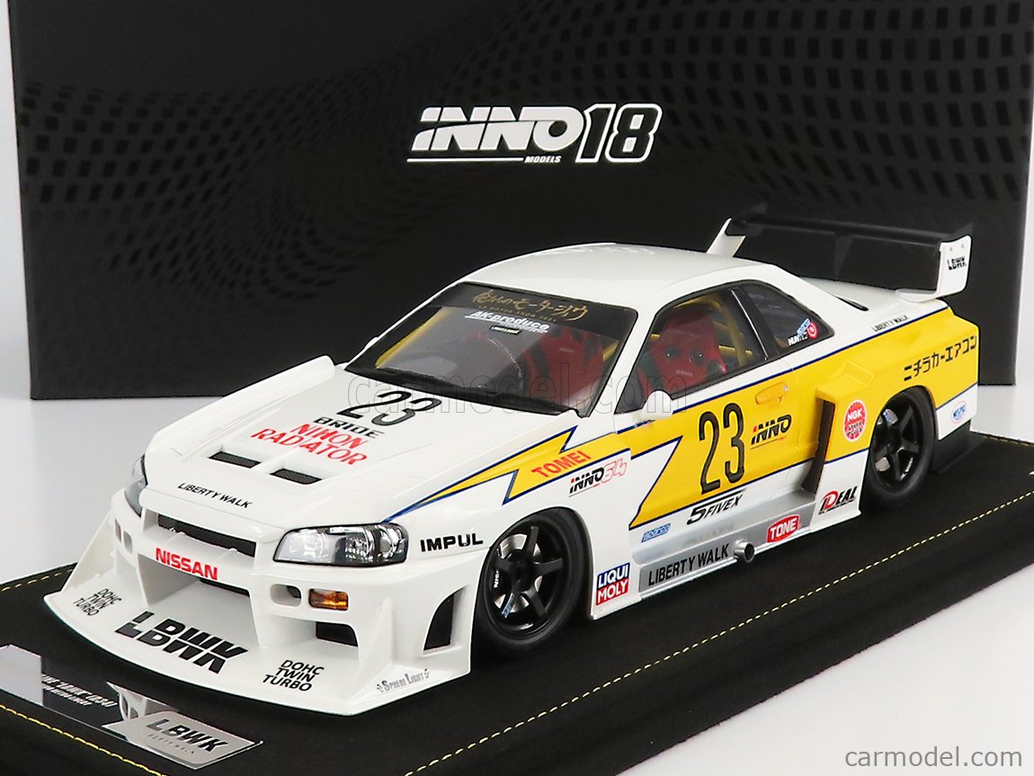 楽天市場】INNO 1/18 日産 スカイライン GT-R (R34) #5 LBWK スーパー