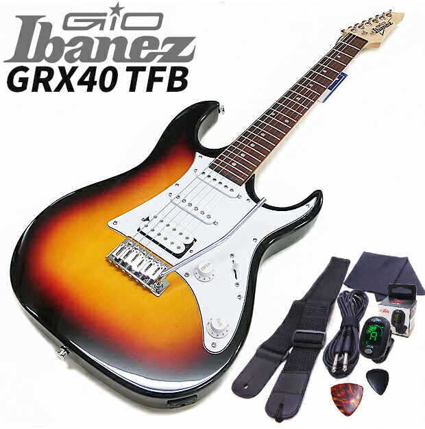 楽天市場】Gio Ibanez GRX40 TFB アイバニーズ エレキギター