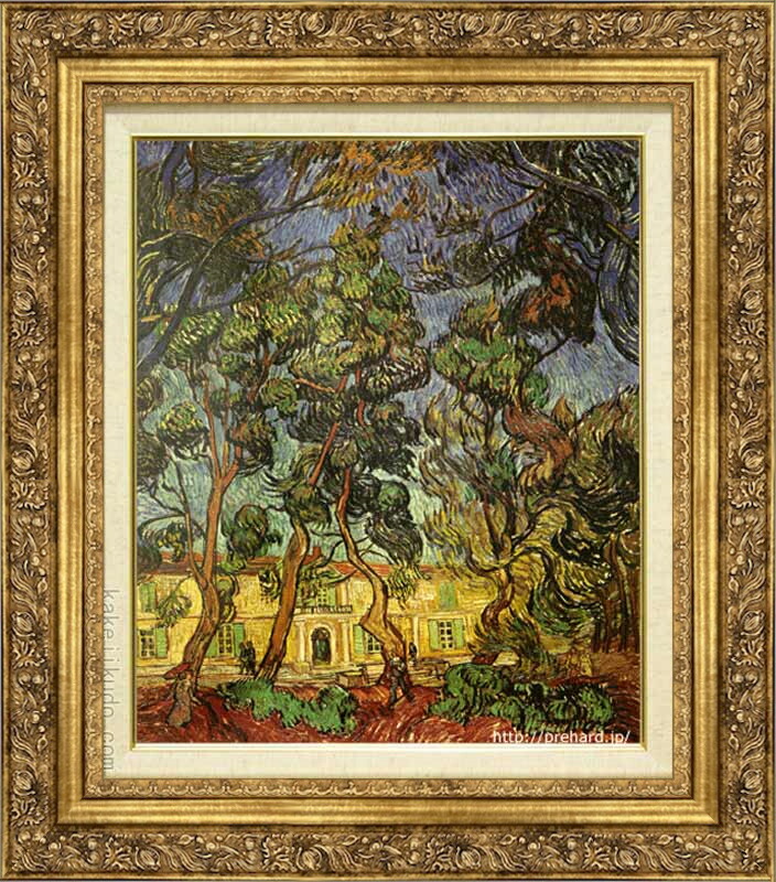 楽天市場】ゴッホ 絵画 家馬車・ジプシーの野営 F6号 送料無料 【複製