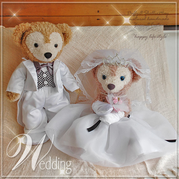 楽天市場】ダッフィー シェリーメイ ウエディング ペア Sサイズ 43cm