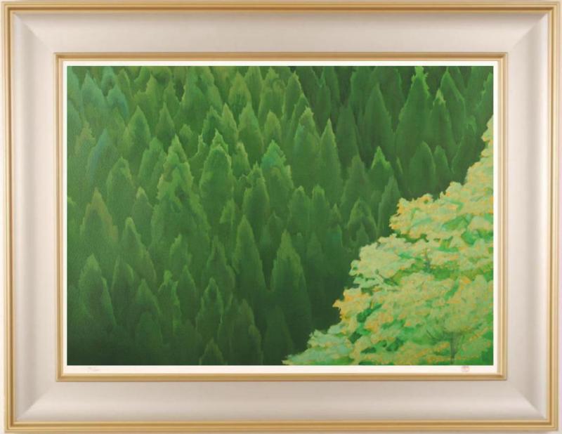 楽天市場】東山魁夷 絵画 風景画 和風 インテリア 「月の出