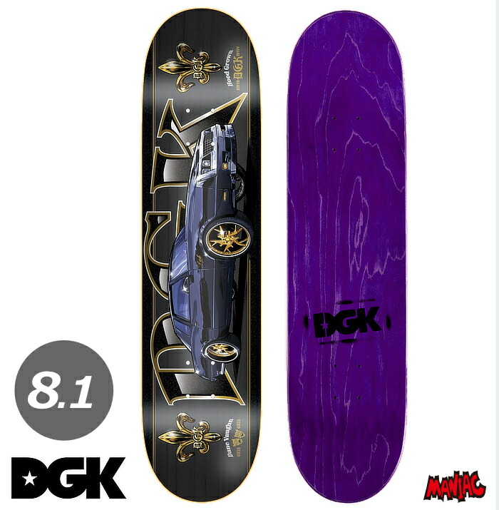 楽天市場】スケボー デッキ 8.06 単品 スケートボード DGK
