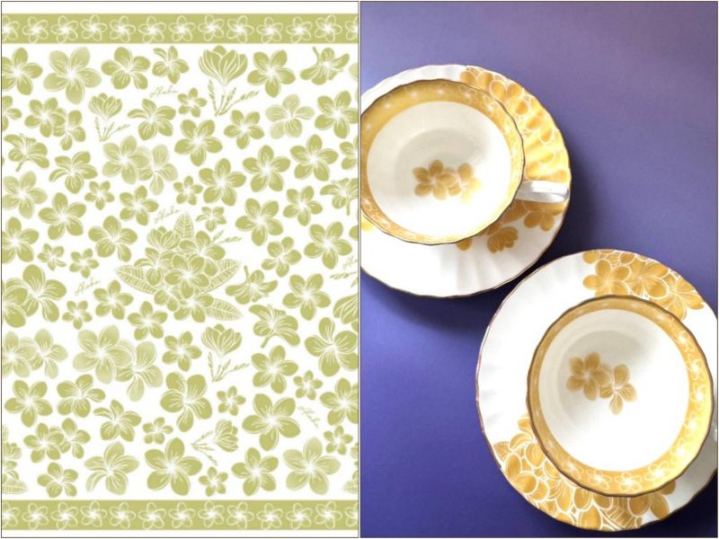 楽天市場】ポーセラーツ 転写紙 【白磁用】 ボタニカルフラワー転写紙