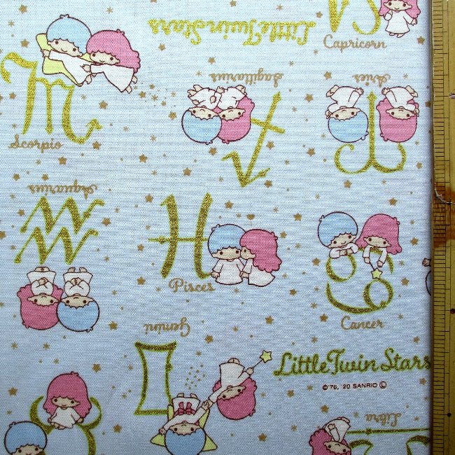 楽天市場】KT-キャラクター 生地 キキララ （ リトルツインスターズ