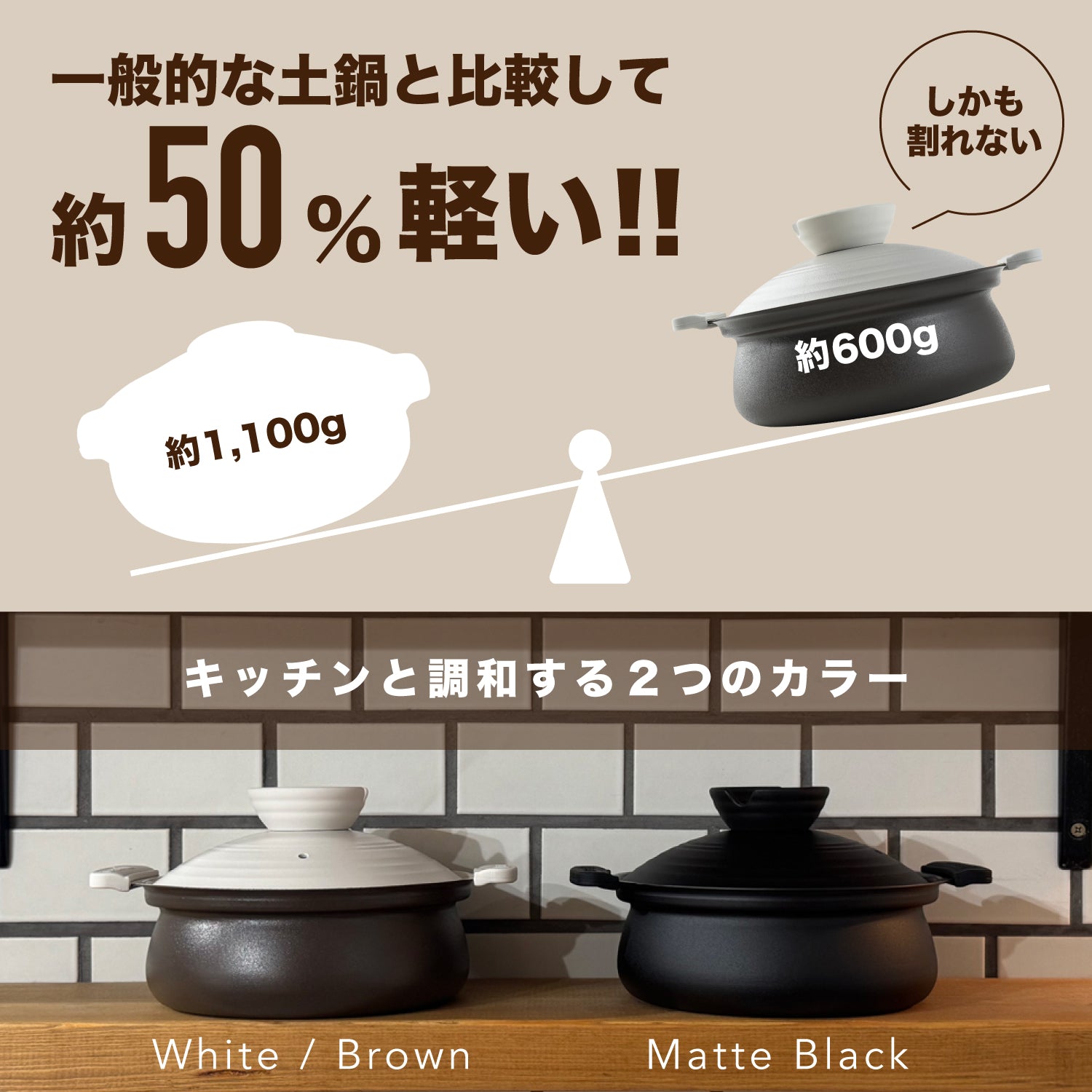 土鍋風アルミ鍋