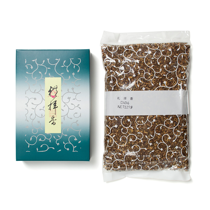 ウェブショップお焼香 礼拝香 125g詰 紙箱入: 宗教の香り【公式】お香