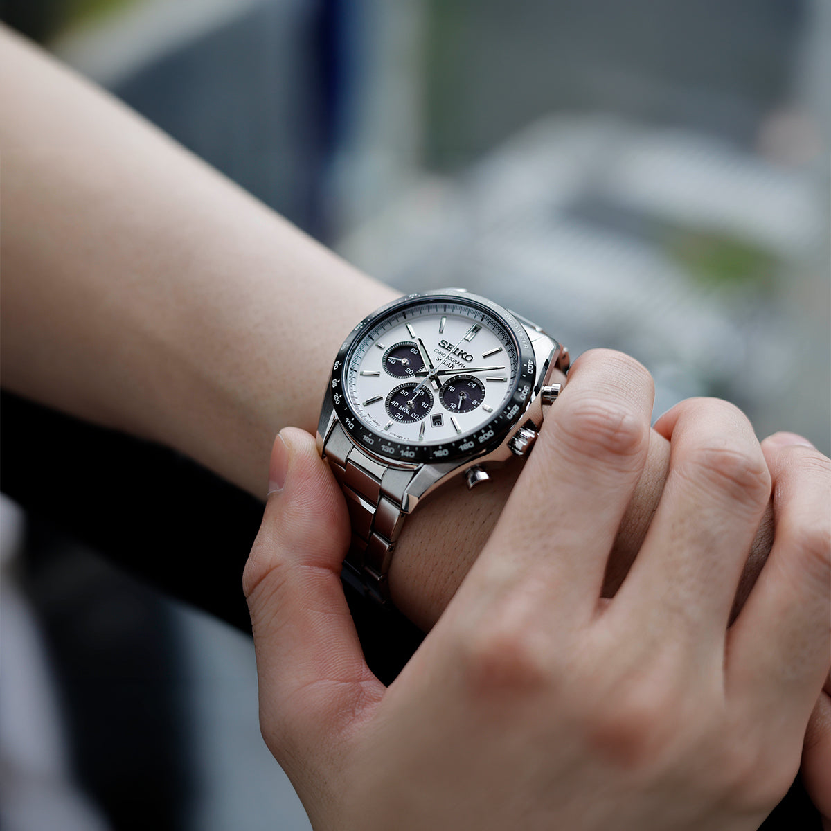 セイコー セレクション Sシリーズ SBPY165 メンズ ソーラー クロノ