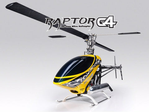 Thunder Tiger RC Helicoptor Raptor 90 G4 Nitro Kit 4893-K10