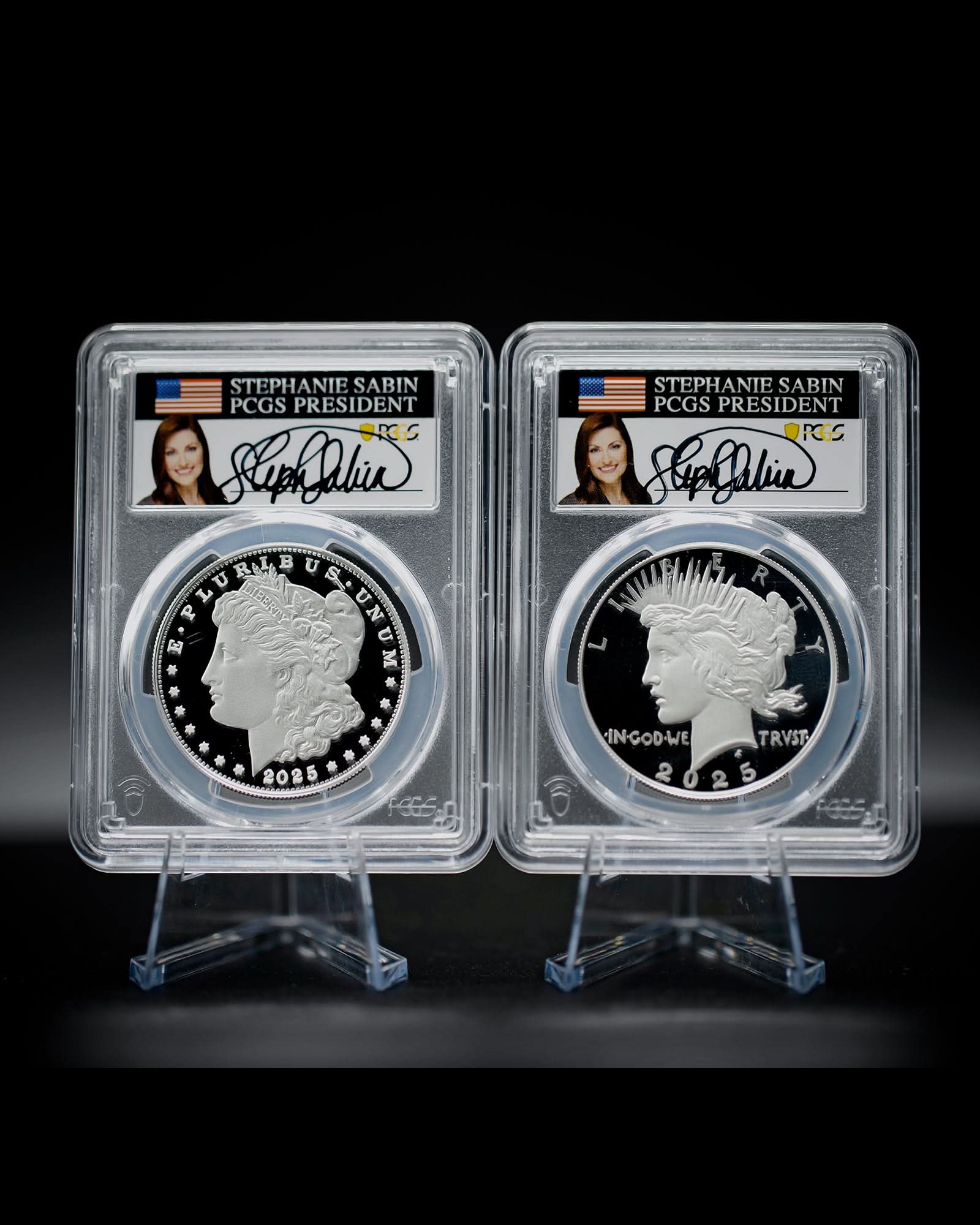 Prestige 2025 Silver Dollar Set by PCGS PR70