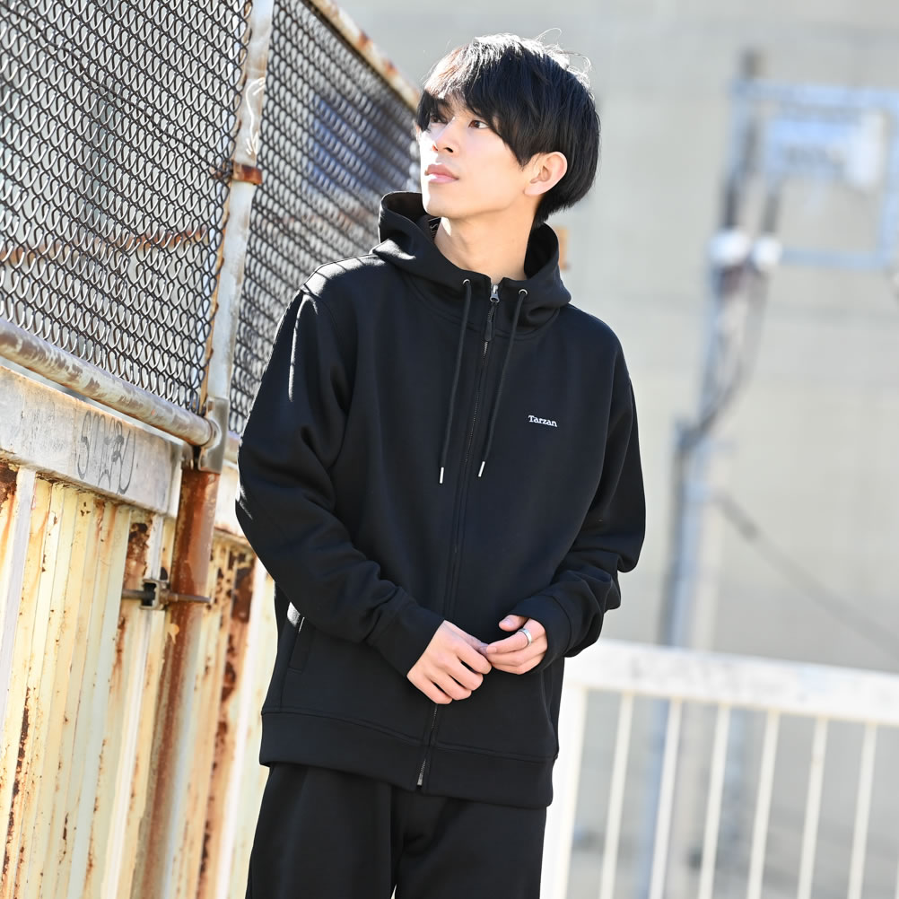 Tarzan（ターザン） パーカー メンズ ストレッチ ポンチ素材 撥水
