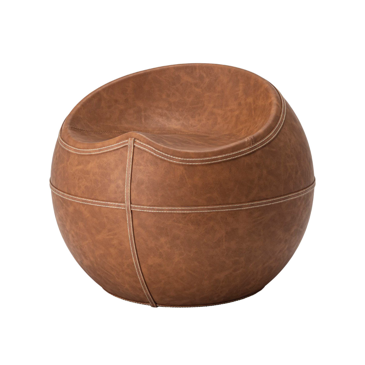 marai（マーライ） スツール 完成品 おしゃれ レザー 丸 オットマン