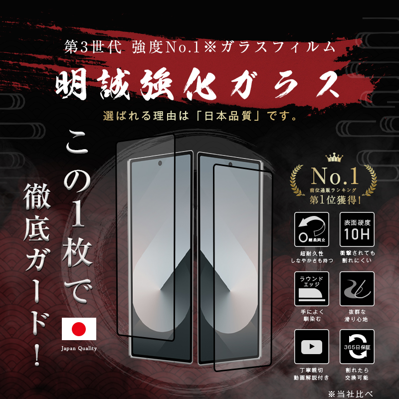 ヤマダモール | 【2枚セット】Galaxy Z Fold6 カバーディスプレイ専用