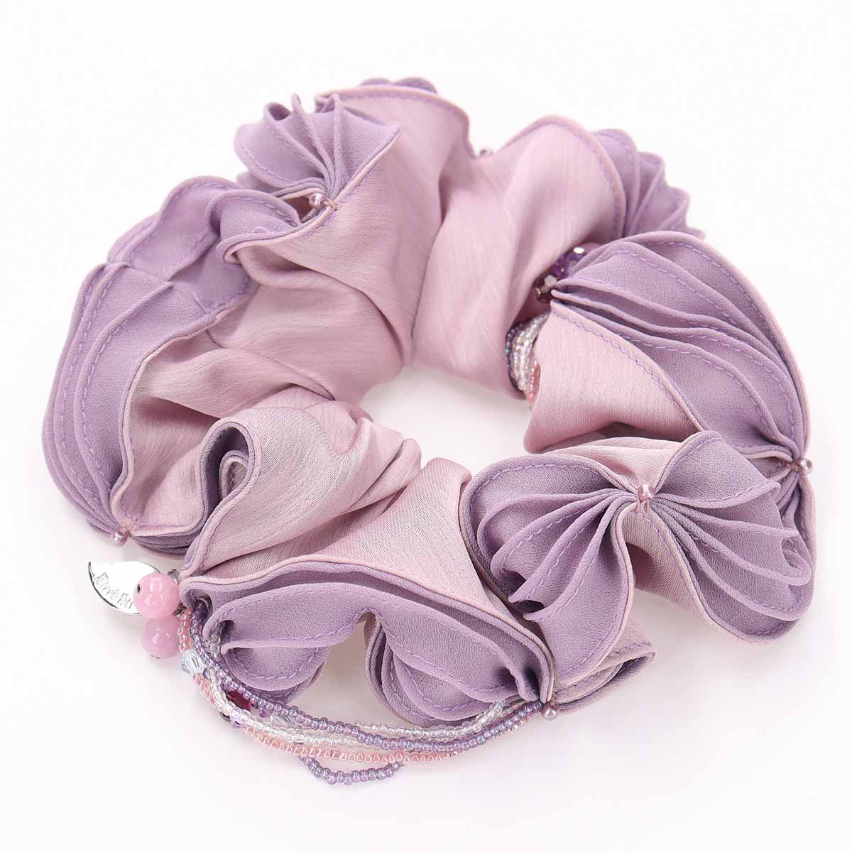 MisshKissh（ミッシュキッシュ） シュシュ 大きめ スワロフスキー