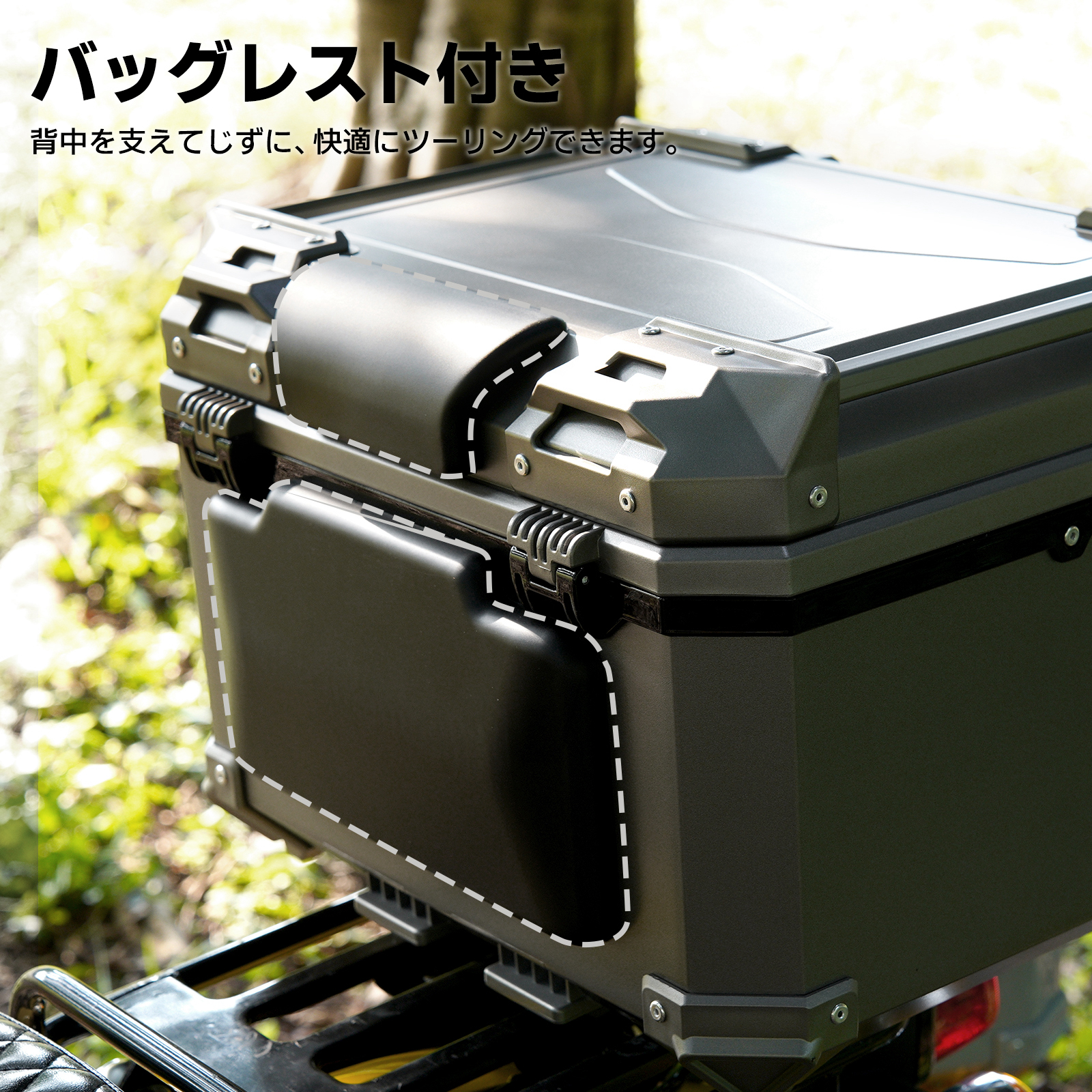 ホンダ（HONDA） リアボックス 57L 大容量 トップケース ABS 軽量 純正