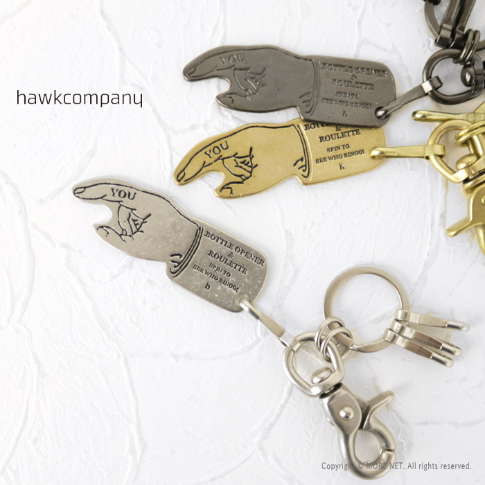 Hawk Company（ホークカンパニー） ボトルオープナー&ルーレット 真鍮