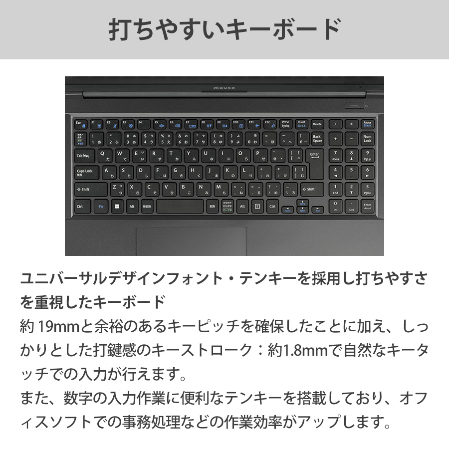 マウスコンピューター（MouseComputer） ノートパソコン 新品 mouse A5