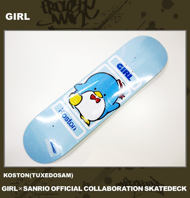 □GIRL［ガール］ GIRL×SANRIO OFFICIAL COLLABRATION SKATEDECK