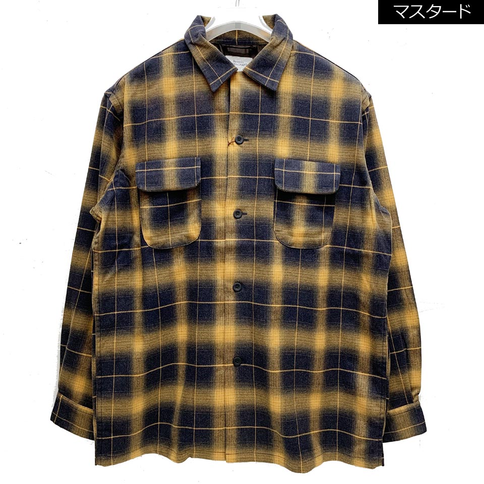 TOWNCRAFT（タウンクラフト） 全2色 オンブレチェックシャツ