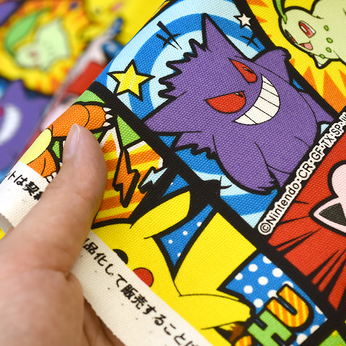 ポケモンコミック柄 オックス ピカチュウ ヒトカゲ ゲンガー