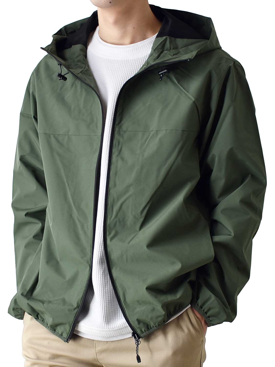 マウンテンパーカー メンズ 耐水圧10000mm 裏メッシュ 防風 撥水