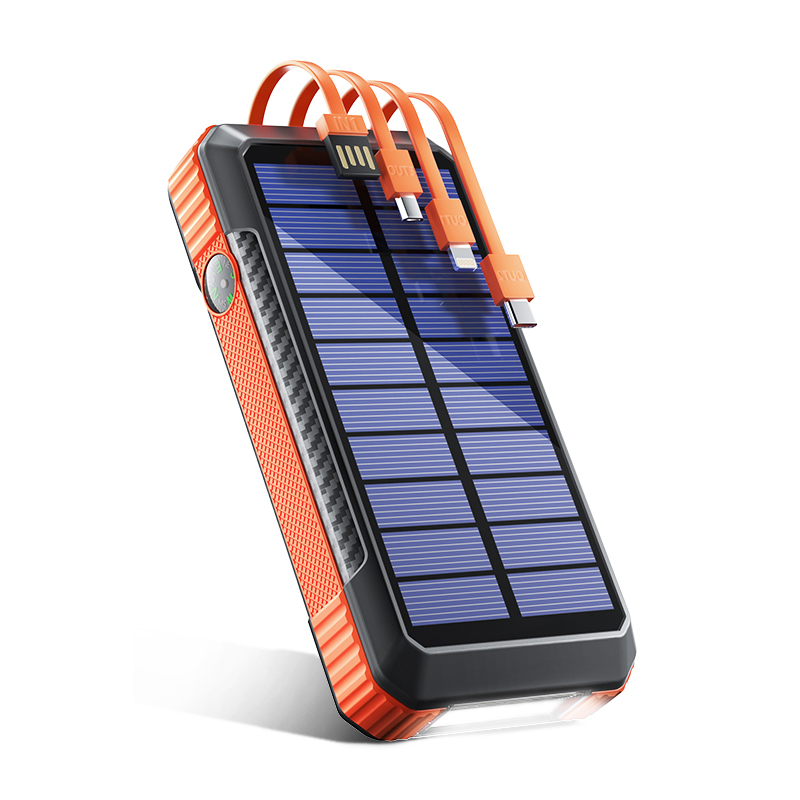 防災対策」モバイルバッテリー 大容量 40800mAh ソーラー充電 防災