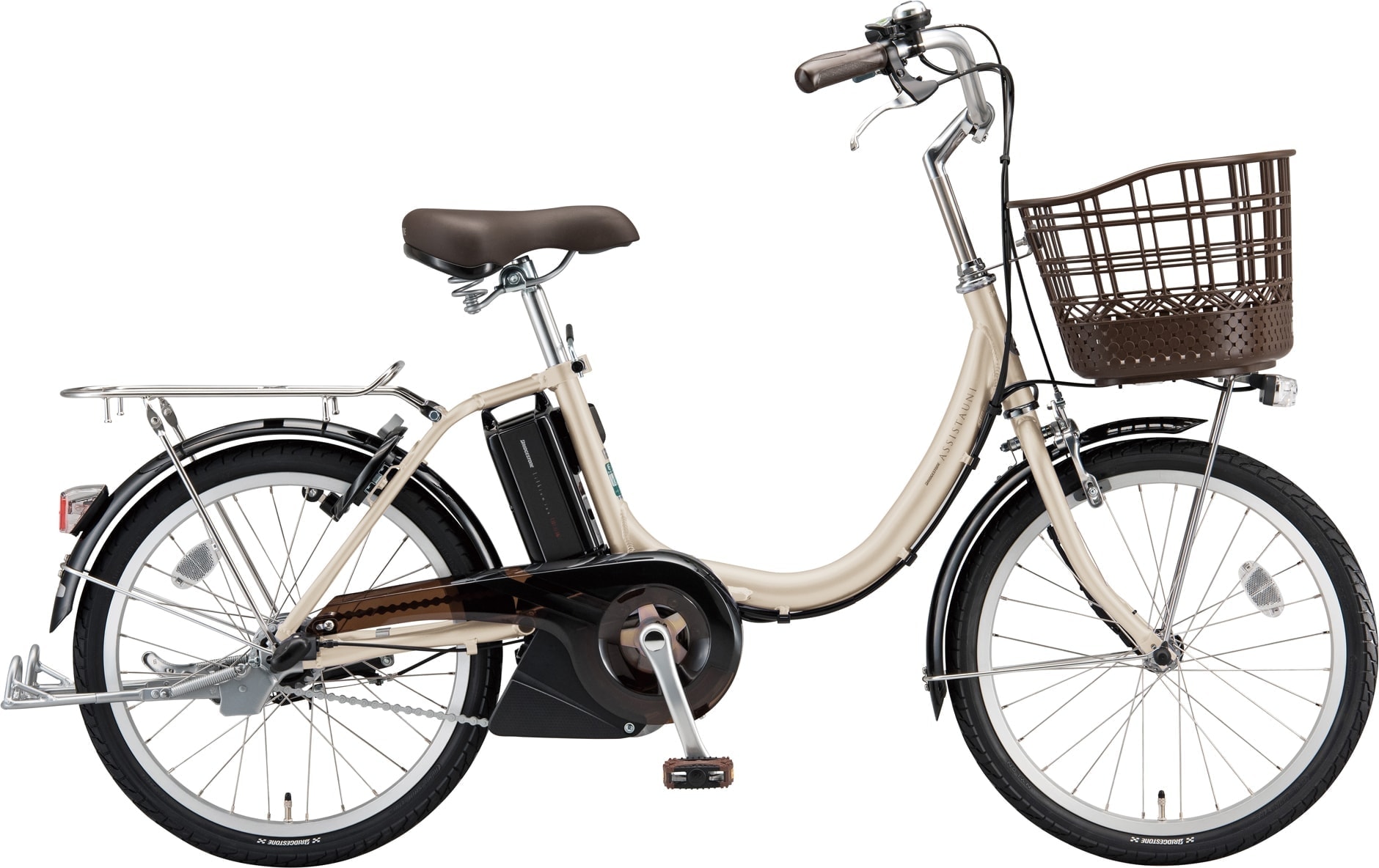 Assista パンクしない ブリヂストン 電動アシスト自転車 アシスタユニ