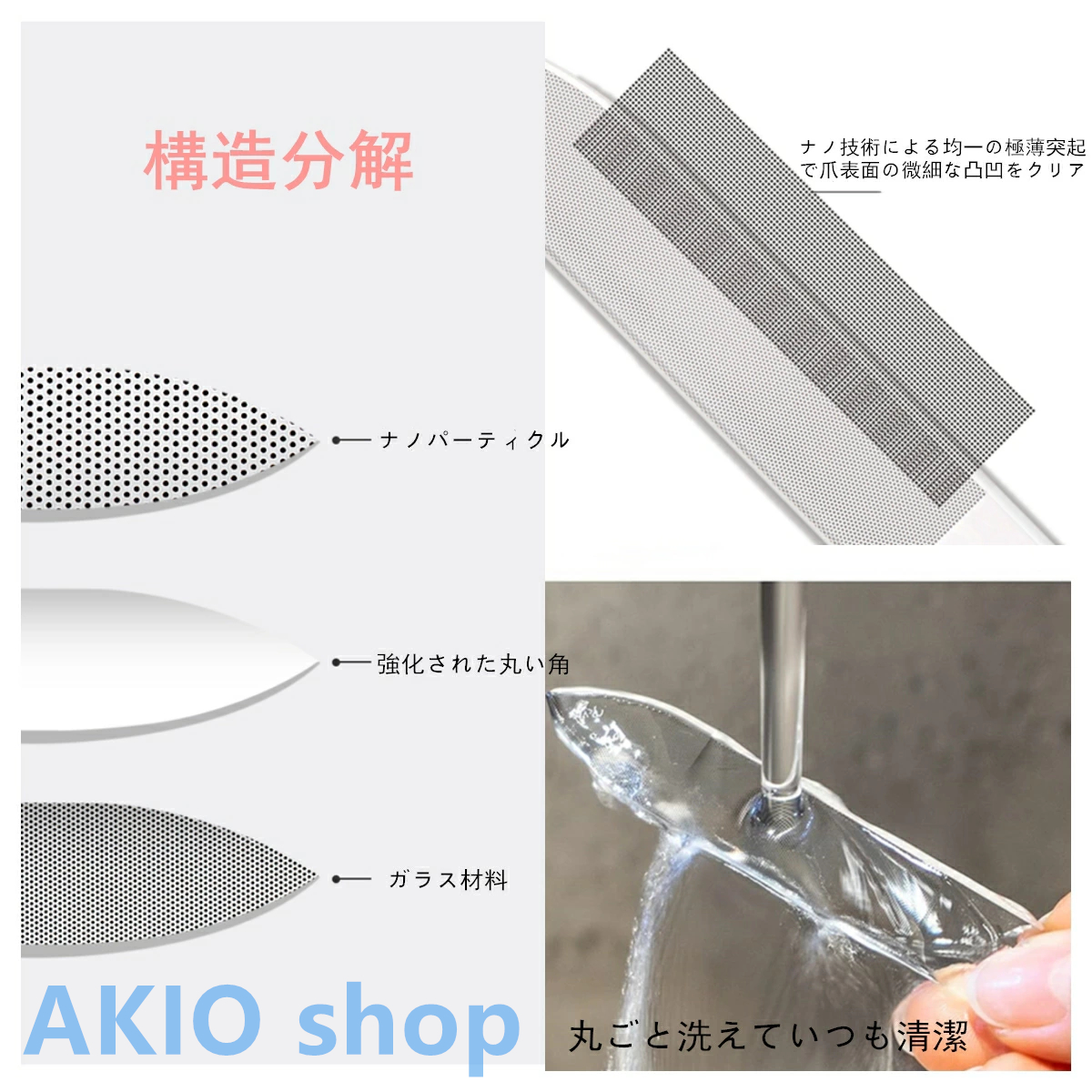 ネイルケアセット ネイルケア用品 爪磨き メンズ レディース つめ磨き