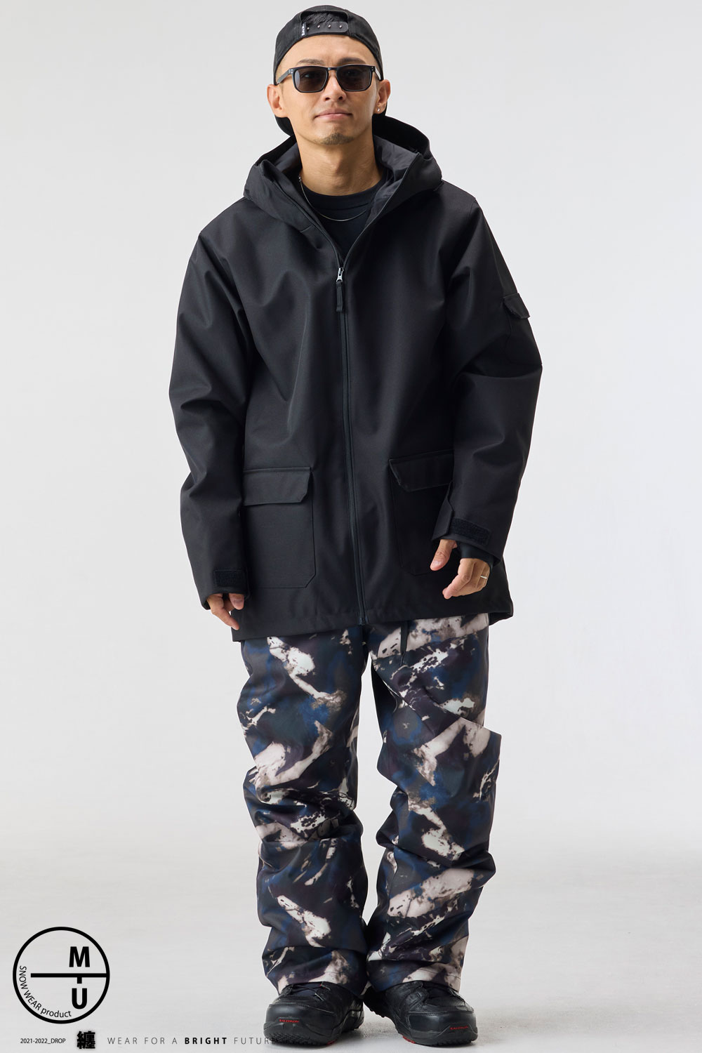 リアリズム スノーボード ウェア メンズ レディース 上下セット スノボ