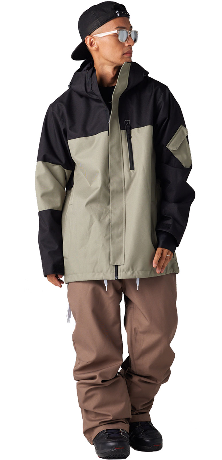 リアリズム スノーボード ウェア メンズ レディース 上下 セット