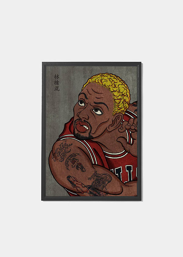 APPLEBUM（アップルバム） ポスター “WORM” 浮世絵 A1 Poster メンズ