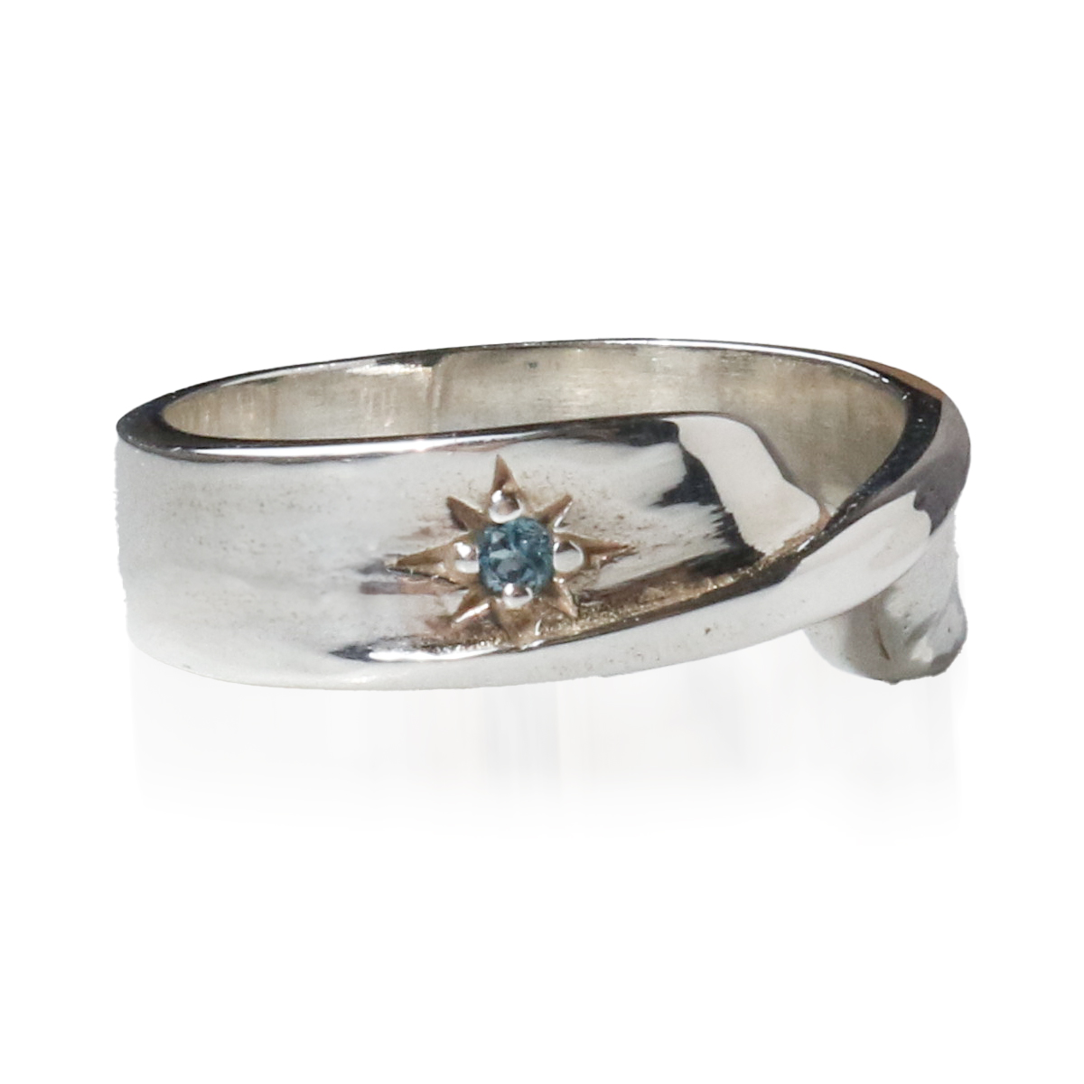 指輪 リング メンズ シルバー good vibrations ブルートパーズ