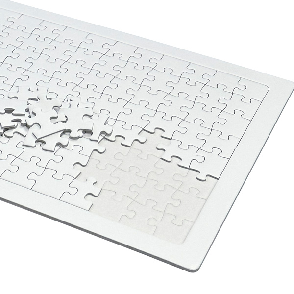 無地パズル A4サイズ 104ピース 工作 寄せ書き 結婚式 色紙 手作り 白