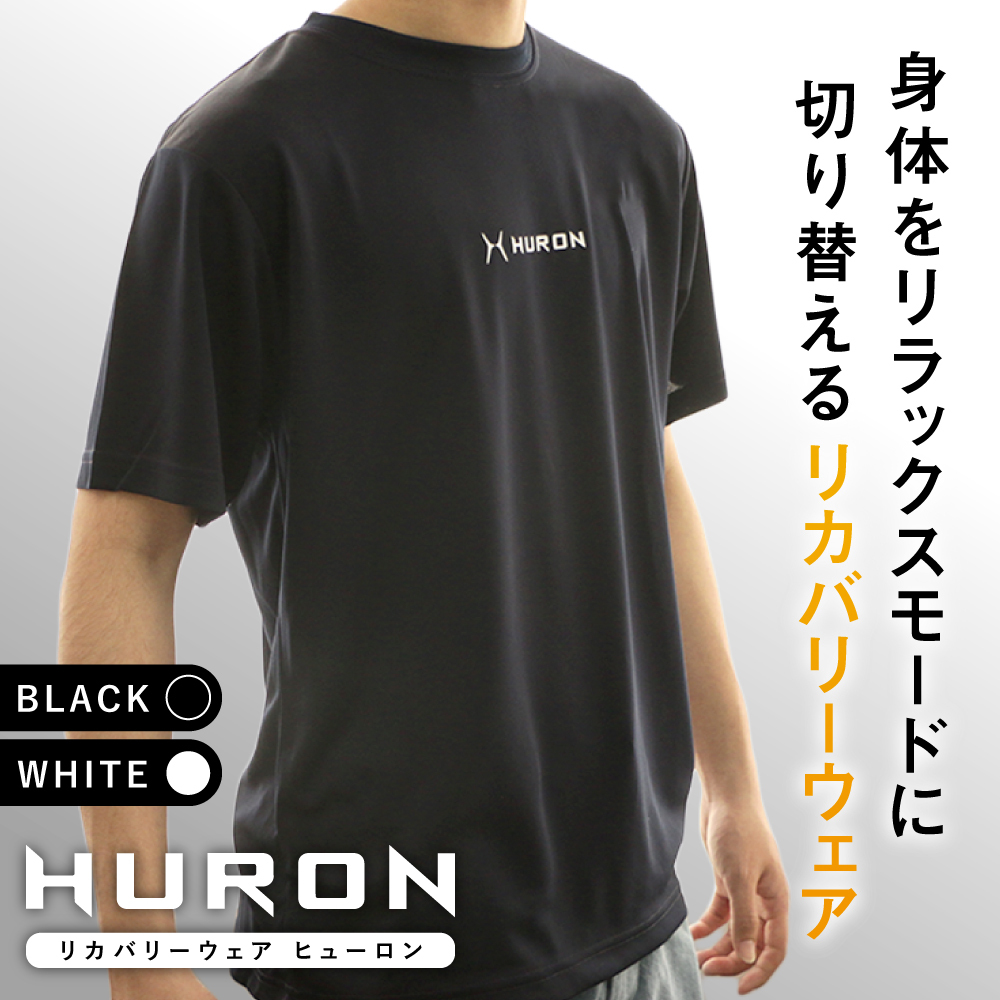 Tシャツ 半袖 ヒューロン ヒューロンリカバリー リカバリーウエア