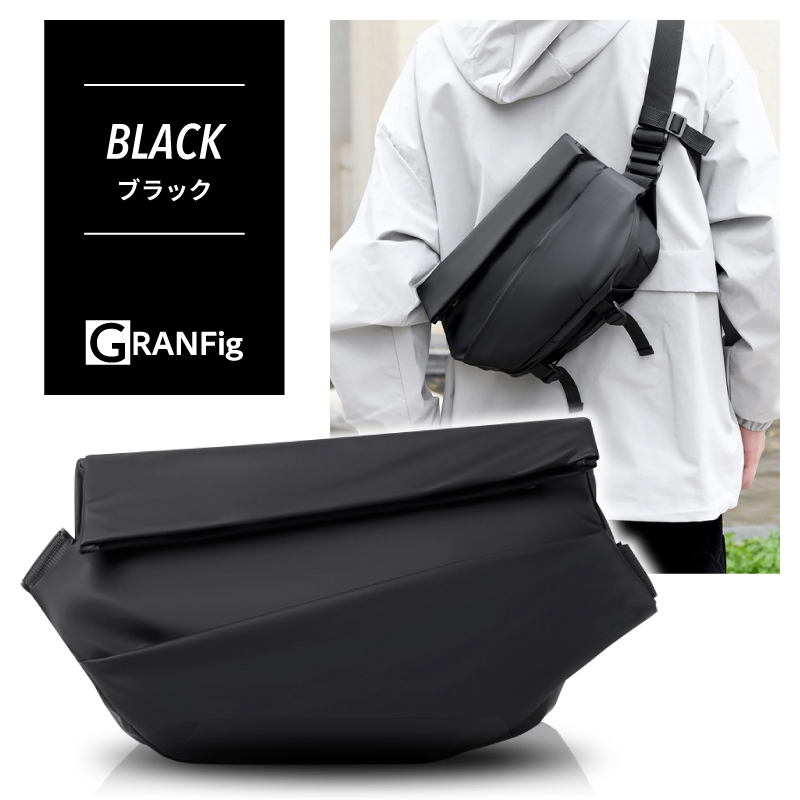 ボディバッグ メンズ 大きめ 大容量 撥水 斜めがけ 30代 40代 50代