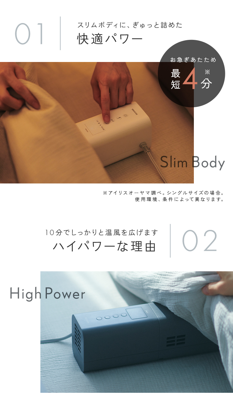 IRIS OHYAMA（アイリスオーヤマ） 布団乾燥機 ダニ 小型 スティック