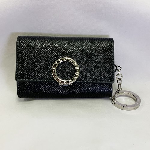 BVLGARI（ブルガリ） キーケース 6連 キーホルダー カーフレザー ロゴ