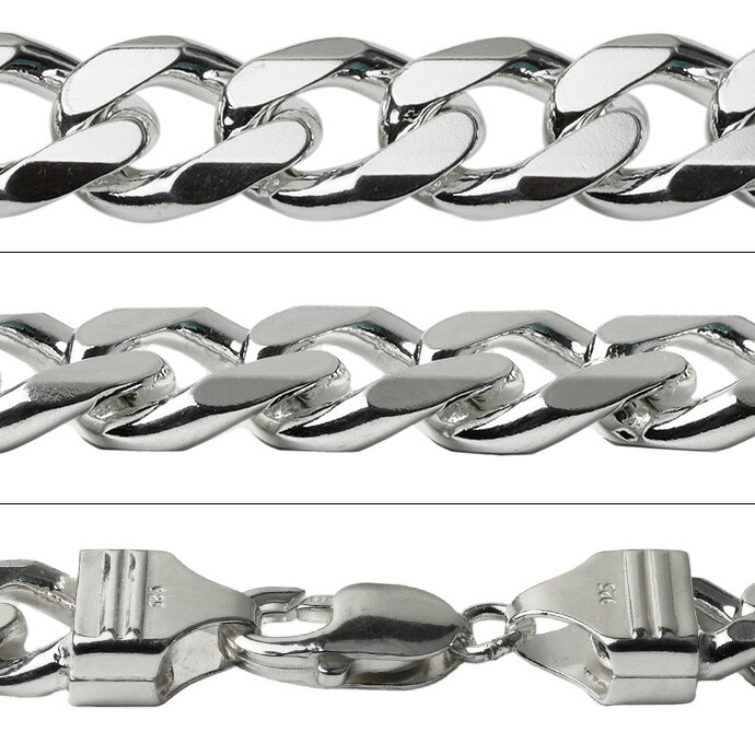 Binich（ビニッチ） シルバー925 喜平チェーンネックレス 太め 幅広