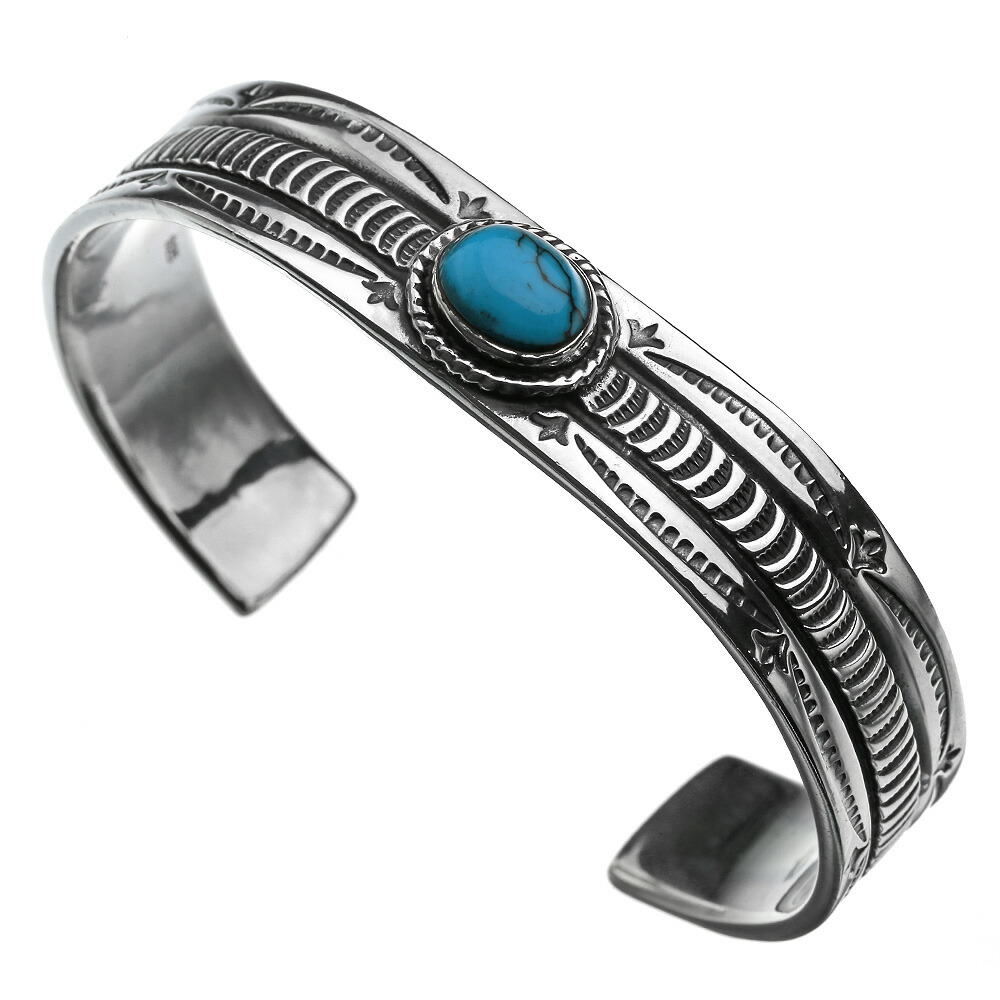 Binich（ビニッチ） ブレスレット メンズ シルバー925 ターコイズ