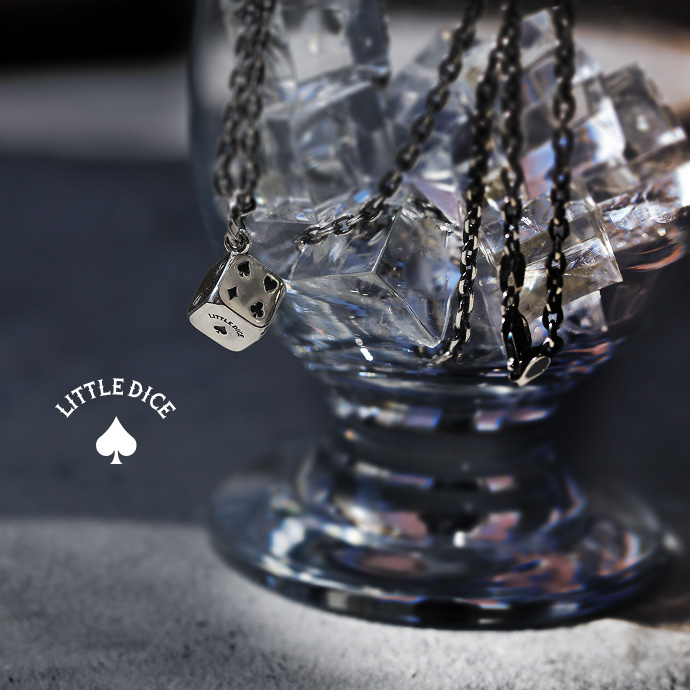 LITTLE DICE（リトルダイス） ネックレス サイコロ型 トランプ
