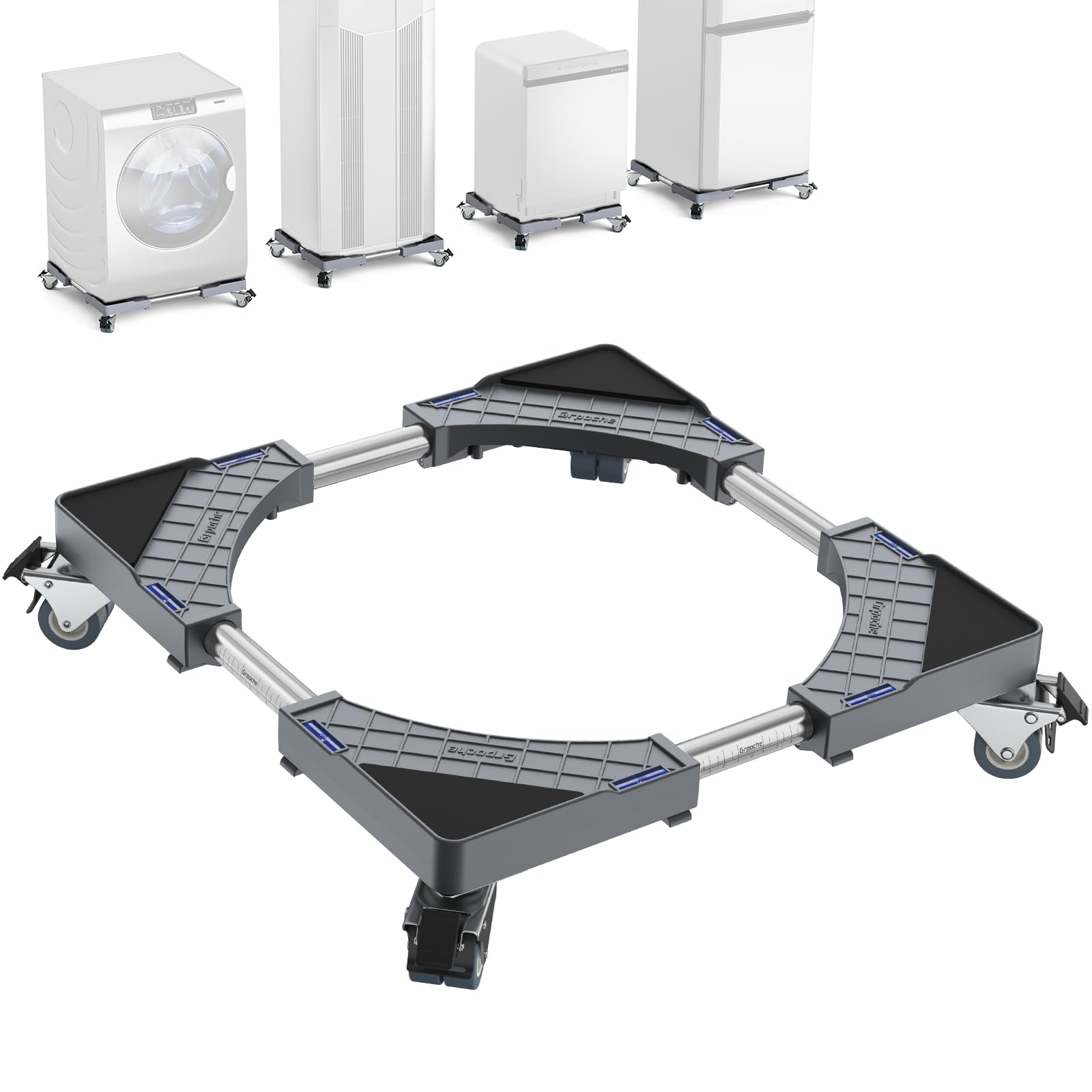 3-5日限定10倍P付] 洗濯機 置き台 かさ上げ台 ステインレス製 防振