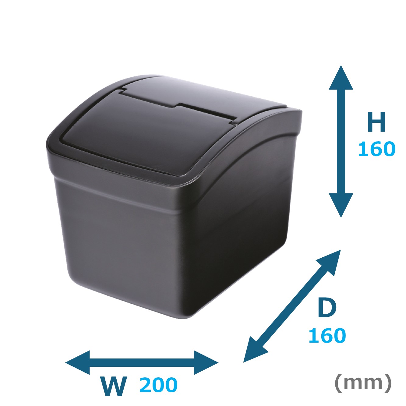 カーメイト（CARMATE） 車 ゴミ箱 CZ262 おもり付ゴミ箱 S フタ付 カー