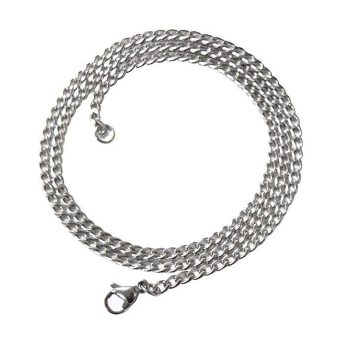 Risa（リサ） 喜平チェーン ネックレス 2面カット 幅 2.8-5.5mm 50