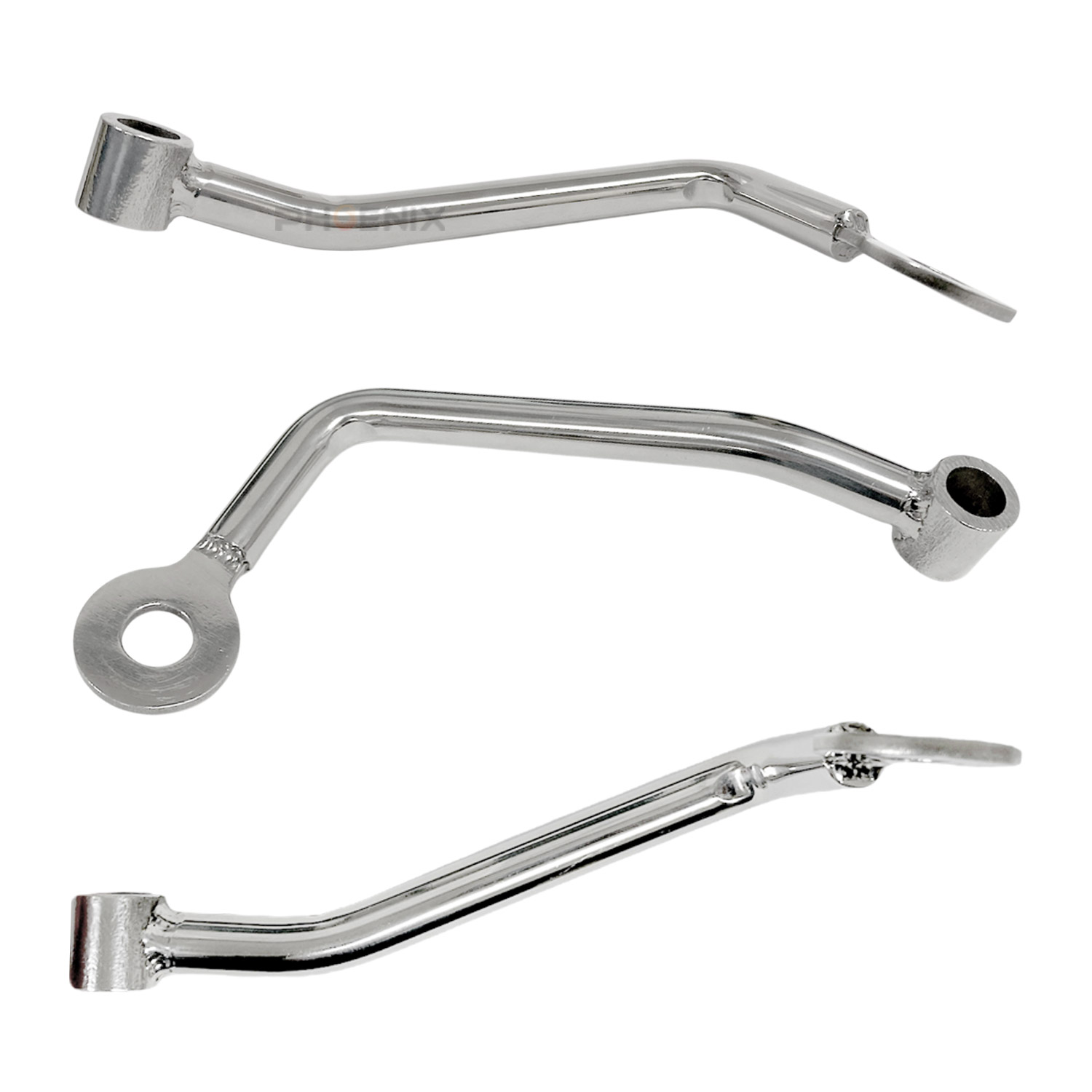 CKカスタム マフラーステー 180mm 12φ オフセット ステンレス ステー