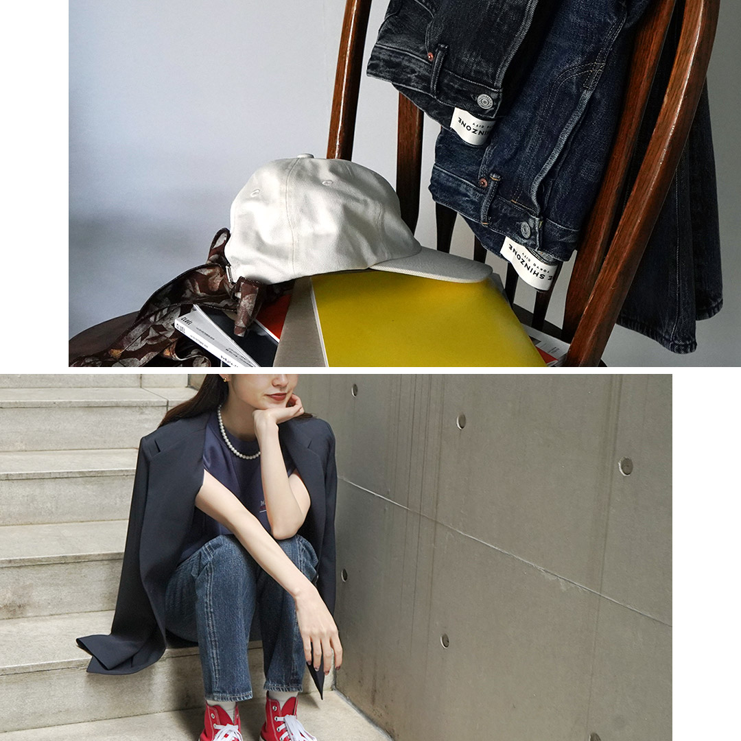 Shinzone（シンゾーン） オーディナリー ジーンズ ブルー 23SMSPA06