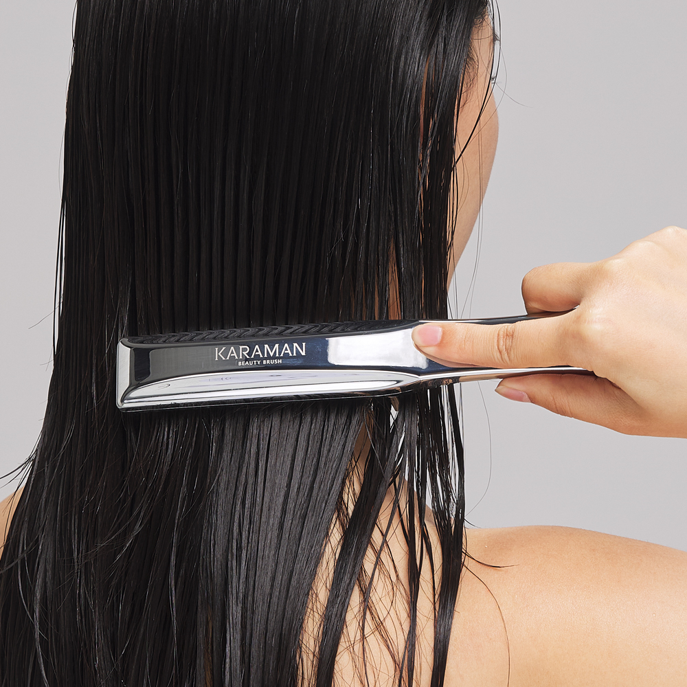 dinos（ディノス） ヘアブラシ 振動 静電気除去 サラサラ ツヤ髪