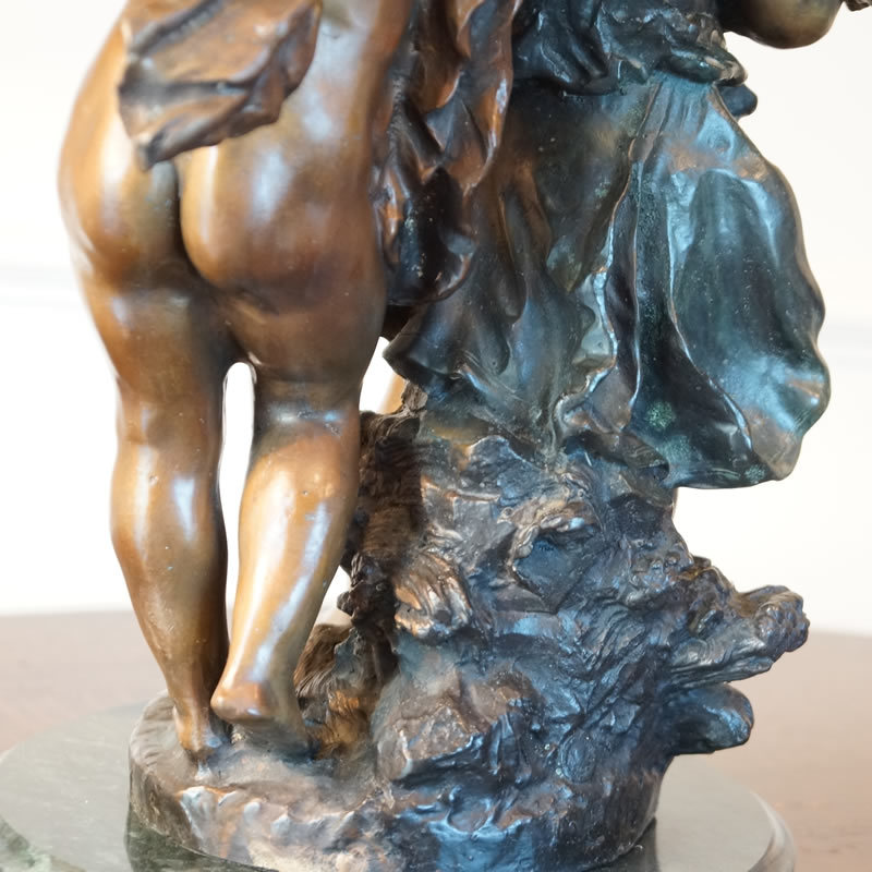 アンティーク ブロンズ像 置物 Auguste Moreau オーギュスト モロー作