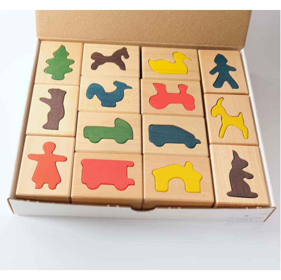 ハバ（HABA） はめ絵 大 14ピース デコア スイス 木のおもちゃ 積木